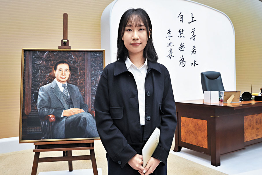 ●受資助的書院校友吳小姐