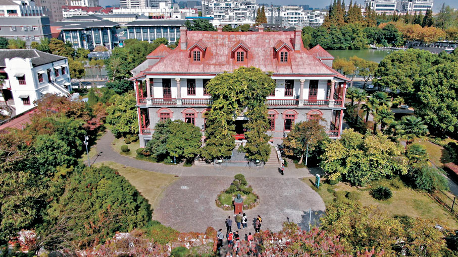 ●圖為南通博物苑中的張謇故居濠南別業。 資料圖片