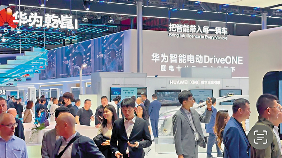 ●第二十一屆上海國際汽車工業展覽會日前落下帷幕。香港文匯報記者孔雯瓊 攝