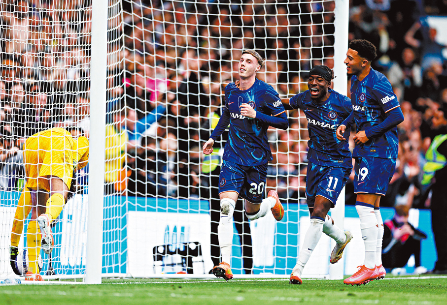 ●彭馬（20號）打破入球荒。  路透社