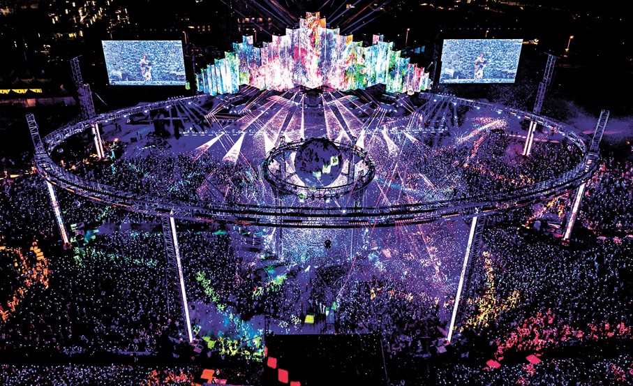 ●華晨宇為樂迷打造一座熱愛不打烊的「音樂烏托邦」。   主辦方供圖