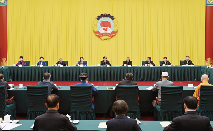 ●4月24日,十四屆全國政協第三十次雙周協商座談會在北京召開,中共中央政治局常委、全國政協主席王滬寧主持會議。 (人民政協報)