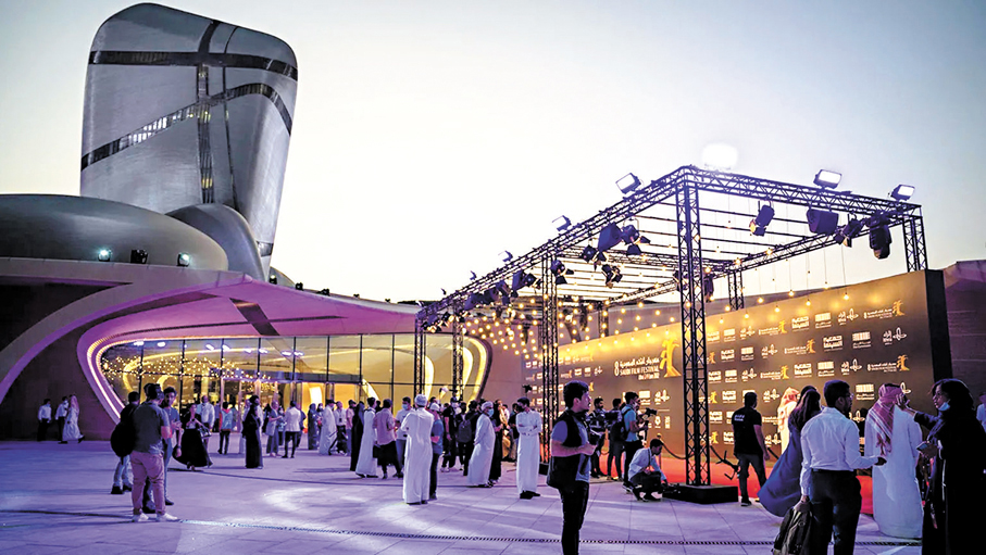 ●圖為2022年沙特電影節會場。 資料圖片