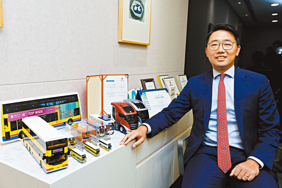 ●張堃期望以阿聯酋作為起點,將新能源交通解決方案推廣至中東其他地區。 香港文匯報記者北山彥 攝