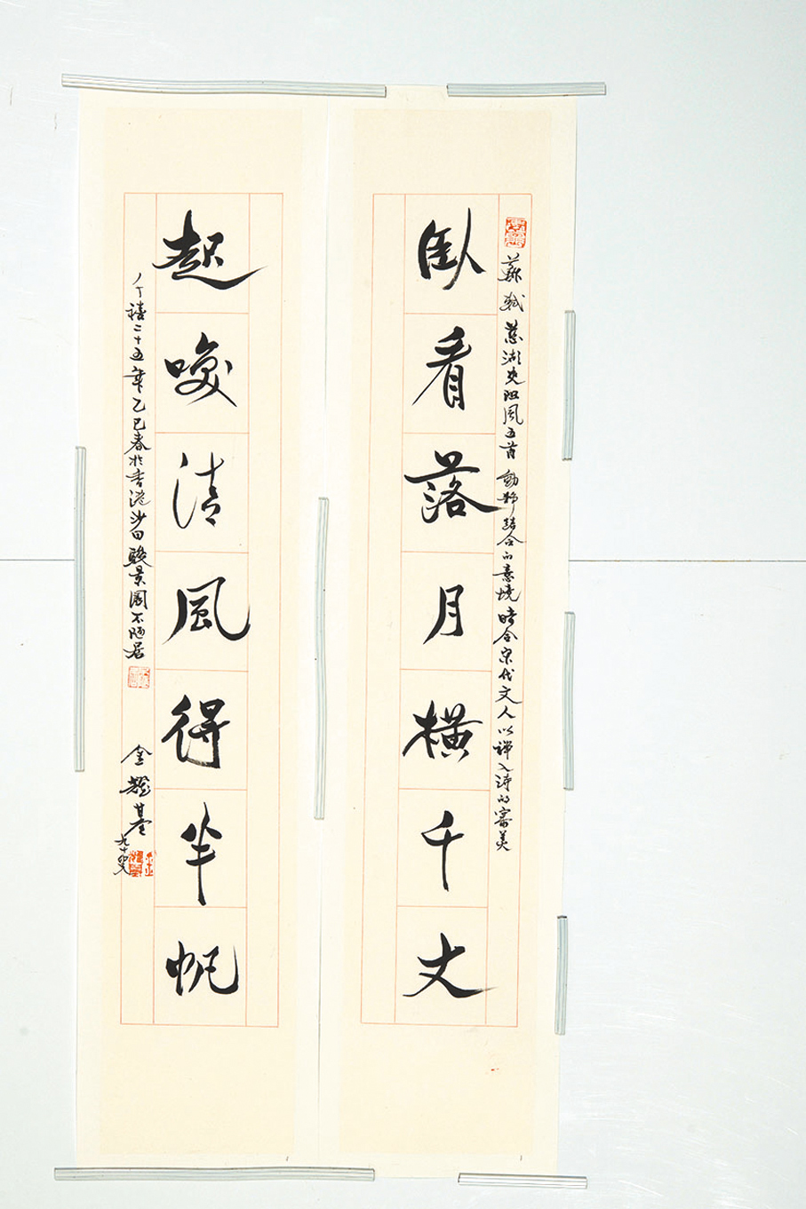 ●展出的作品展現了金耀基精湛的書法技藝。