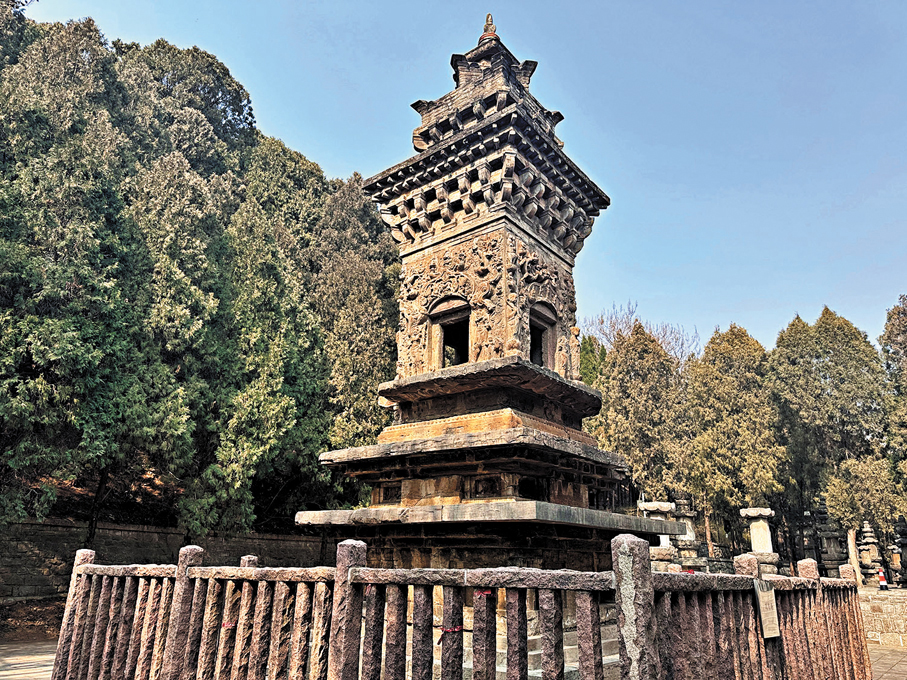 ●《黑神話:悟空》取景點龍虎塔。辛希萌 攝