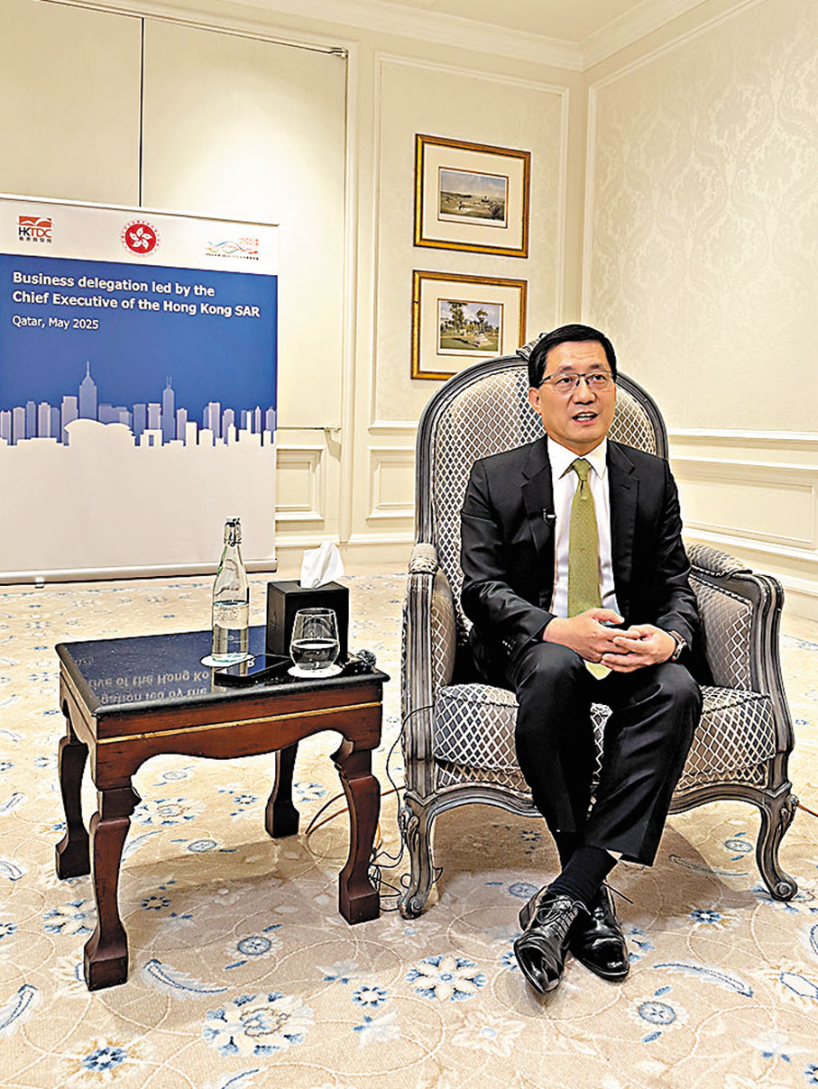 ●林天福。香港文匯報記者唐文  攝