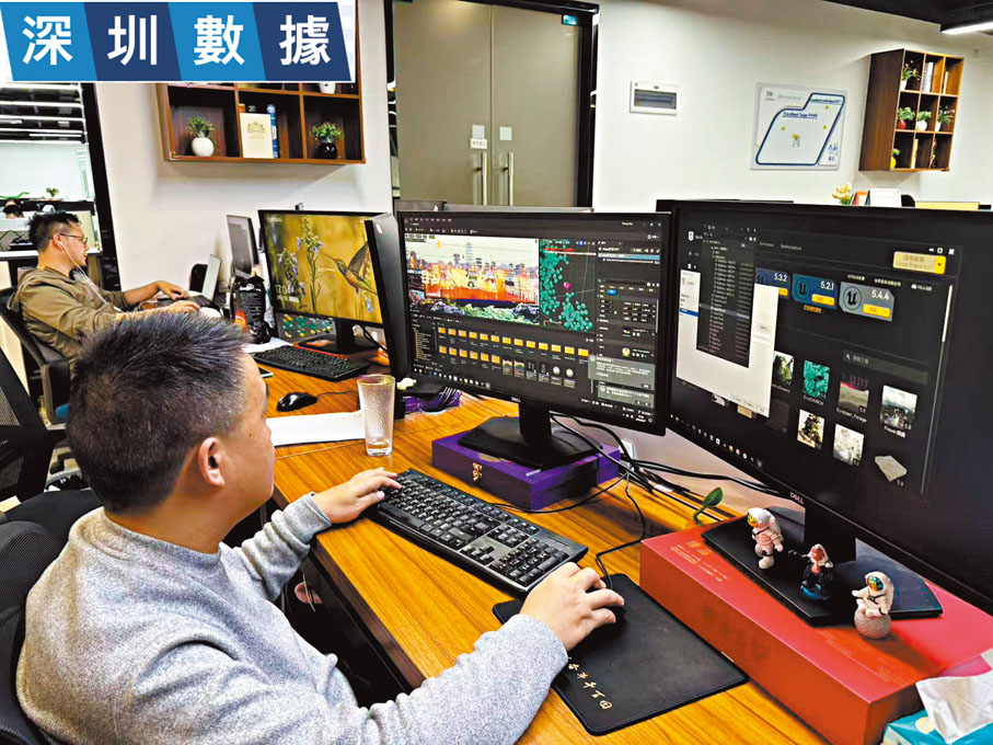 ●深圳洛克特視效科技製作的動漫作品數據量驚人,有賴強大的算力支撐。 資料圖片