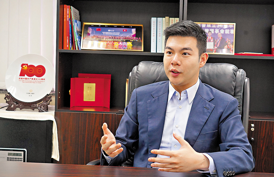 ●譚鎮國表示，在大是大非面前，無任何絲毫含糊和後退的空間。 資料圖片