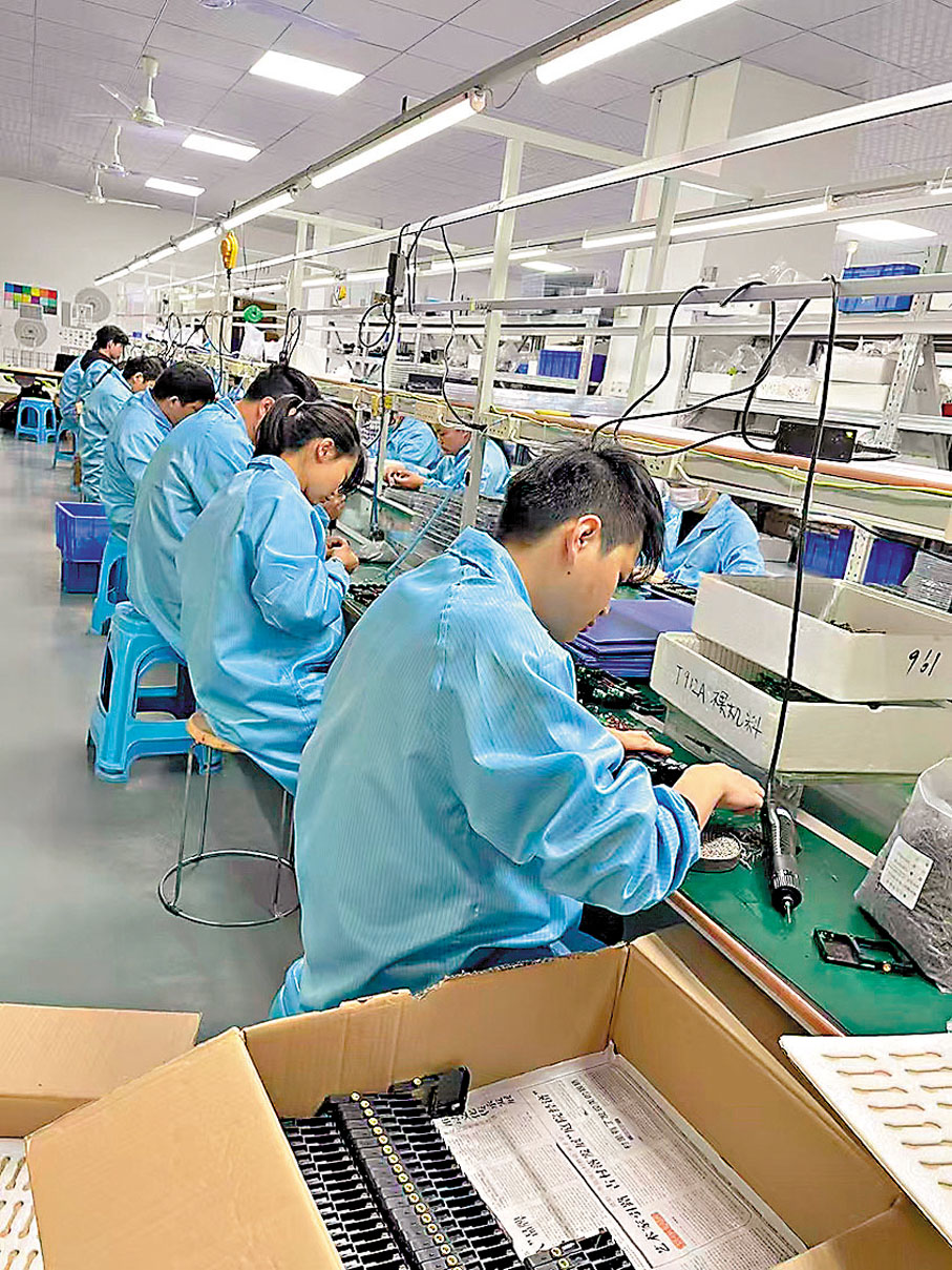 ●komery品牌的工廠從2003年開始承接海外代工訂單。