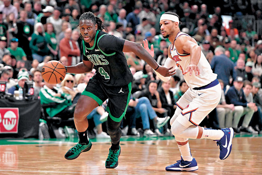 ●明星後衛賀列迪（左）亦是塞爾特人的清洗對象。 法新社