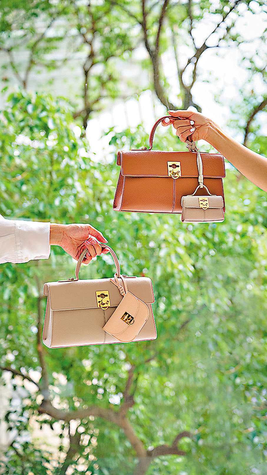 ●春夏系列配全新掛飾，自由演繹個人風格。