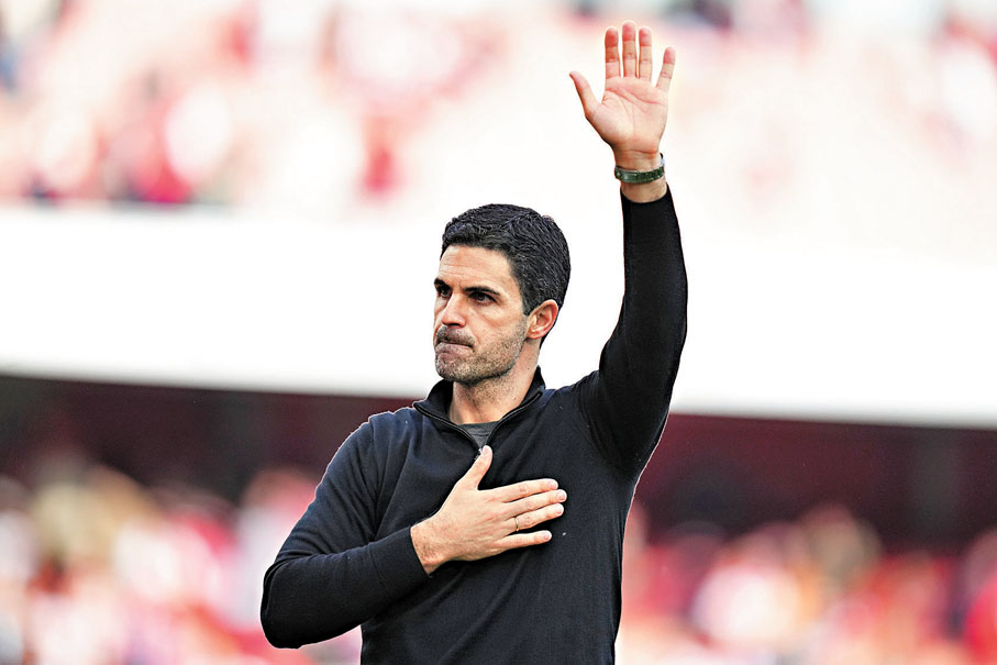 ●完成今季主場最後一戰，阿迪達向球迷致謝。 美聯社