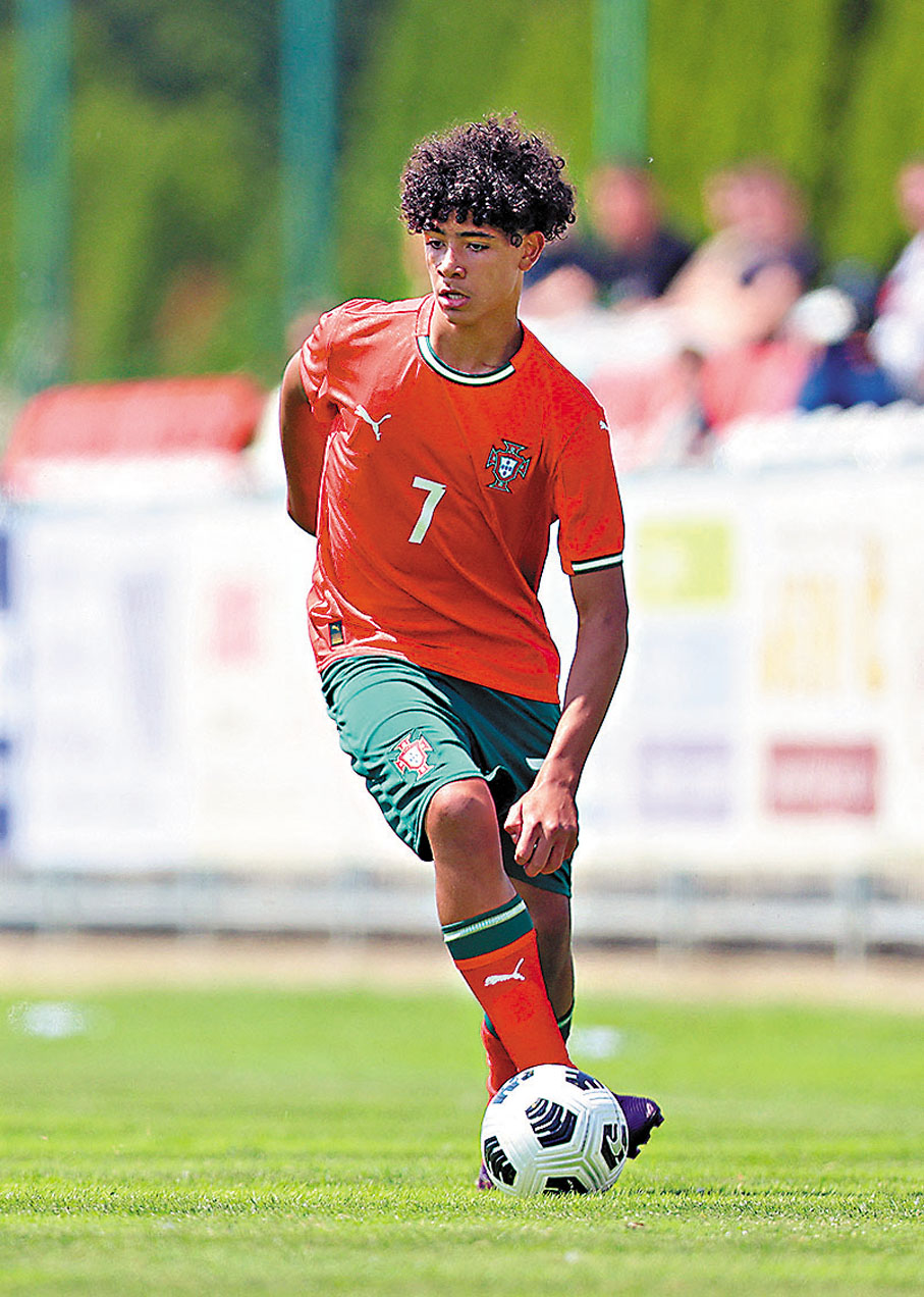 ●C朗大兒子首次為國家隊入波。  資料圖片