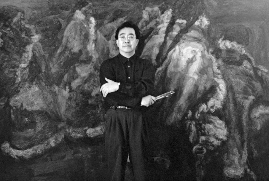 ●陳逸飛肖像。陳逸飛家族供圖