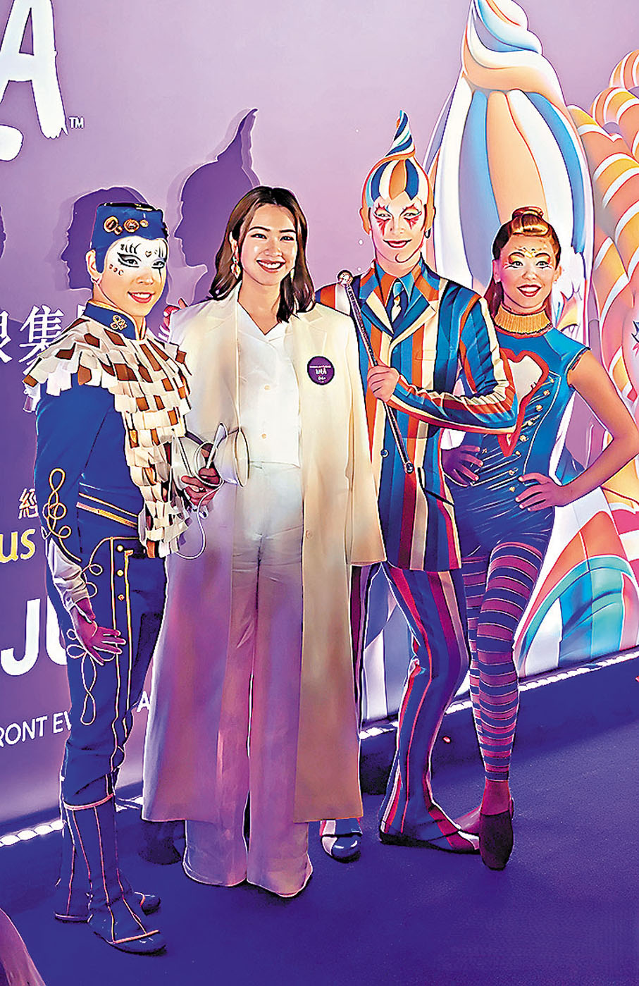 ●朱千雪分享與馬戲團的緣分。   梁靜儀 攝