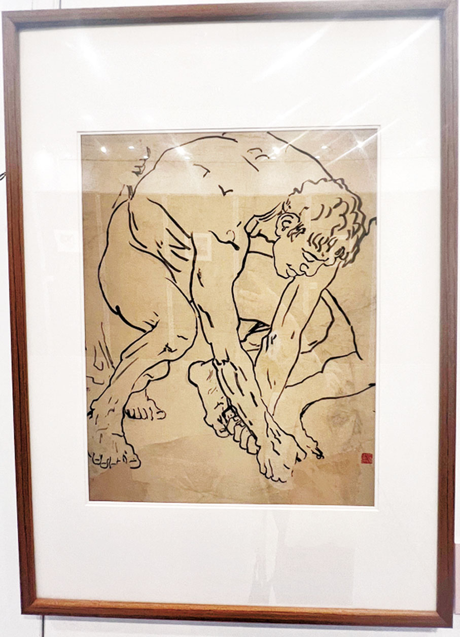 ●《愚公移山》手稿　張夢薇 攝