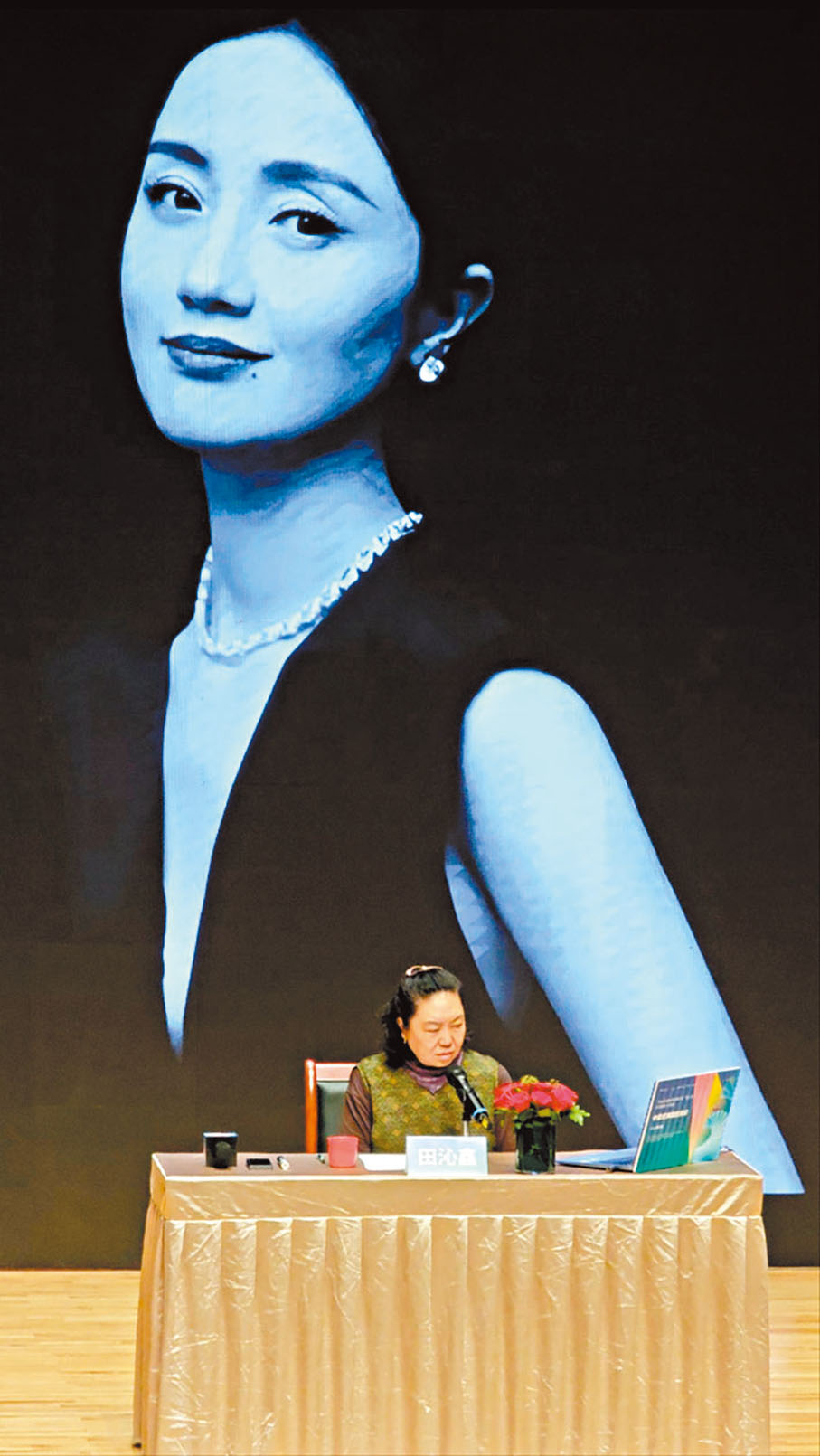 ●田沁鑫回憶朱媛媛時難掩哀傷。 李薇  攝