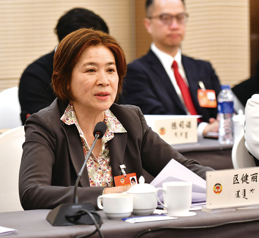 ●毛區健麗積極建言獻策，致力為中國畜牧業的高質量發展注入新動能。