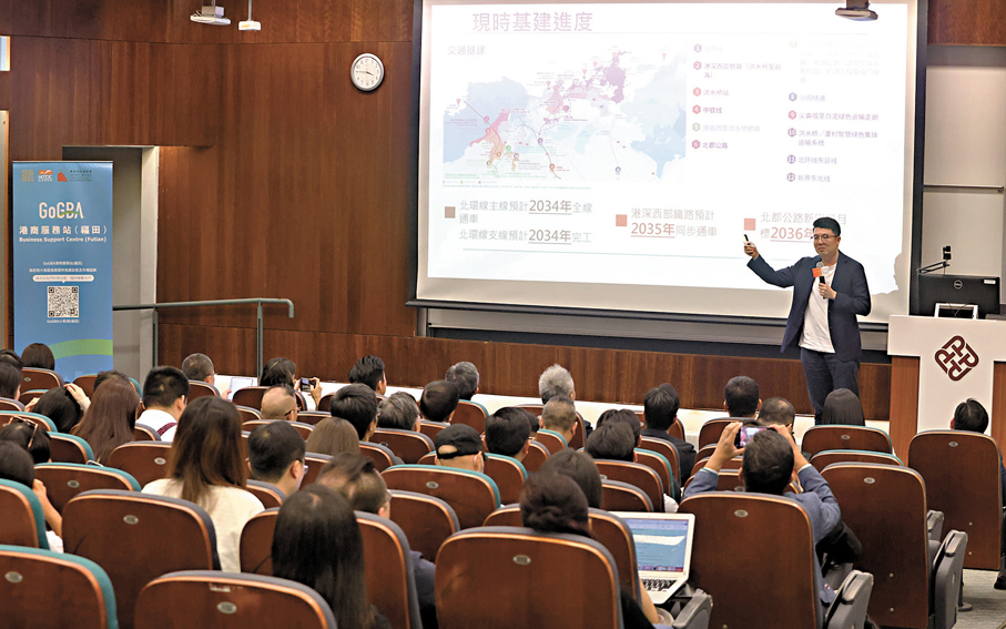 ●劉國勳建議，特區政府應以「動態規劃」配合企業實際需要，加快北都區產業發展。 香港文匯報記者曾興偉  攝