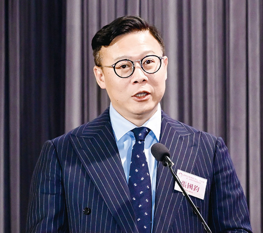 ●張國鈞致辭。