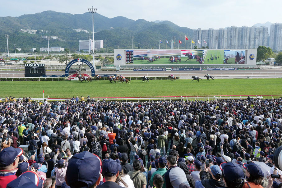 ●去年在本港舉行的「浪琴香港國際賽事」成全球馬迷焦點。