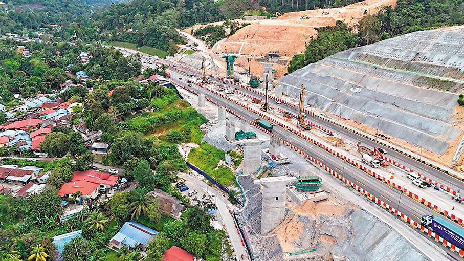 ●馬來西亞東海岸鐵路項目（ECRL）將於2027年通車。 網上圖片