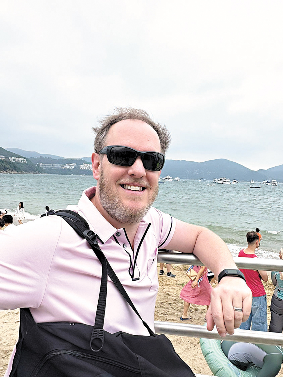 ●Simon。 香港文匯報記者洪澤楷  攝