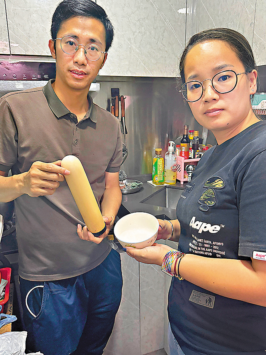 ●劉國勳跟進皇后山食水出現不明黑點事件。
