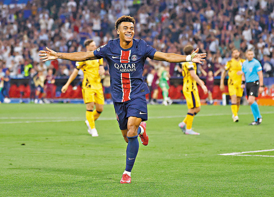 ●今場歐聯決賽成為了杜爾的成名作。  路透社