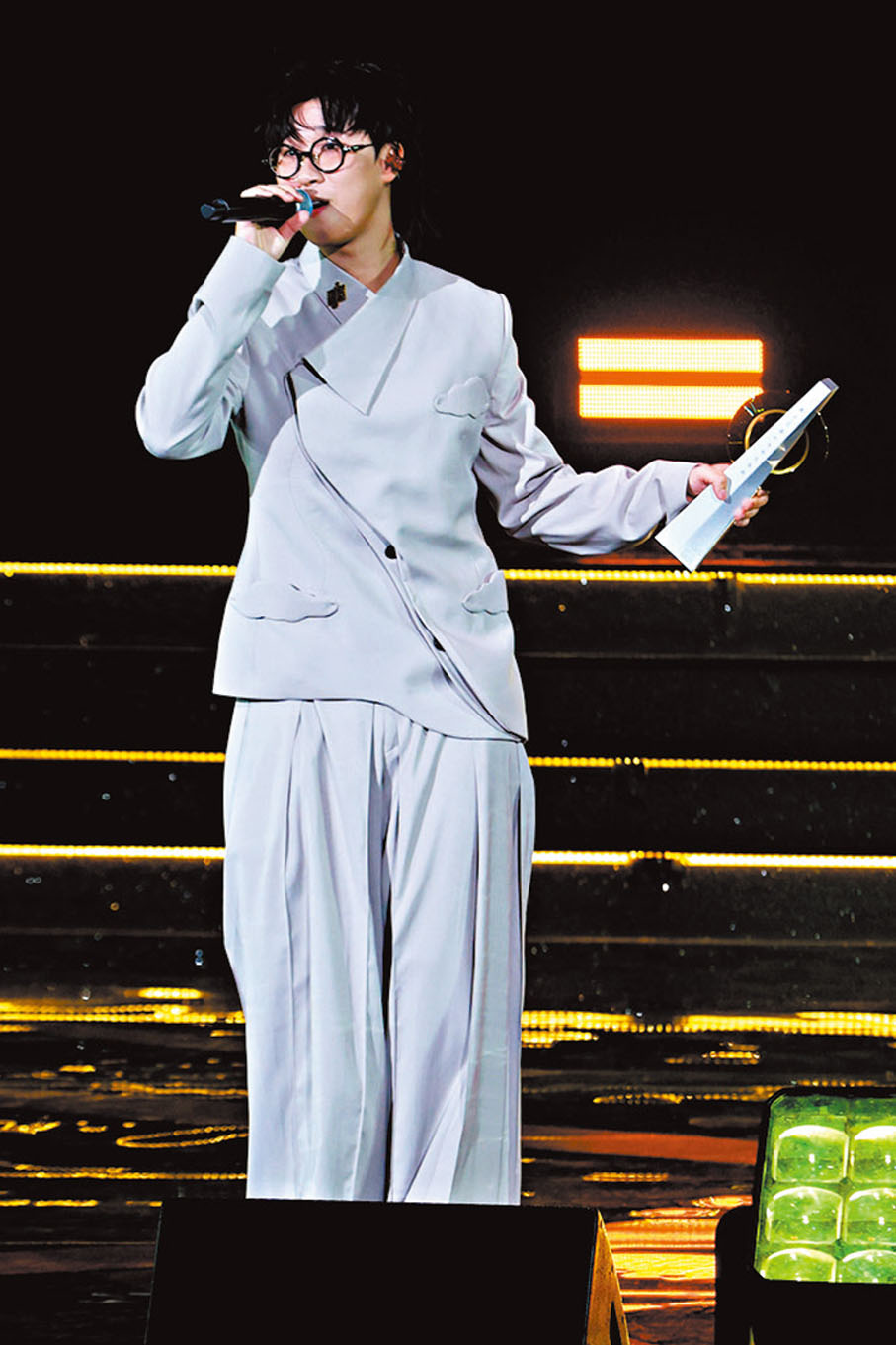 ●林智樂表現緊張。