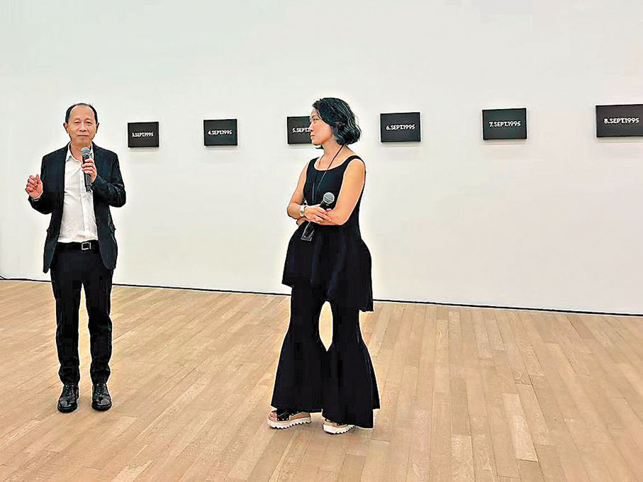 ●大館資深策展人郭瑛（右）與策展人侯瀚如。