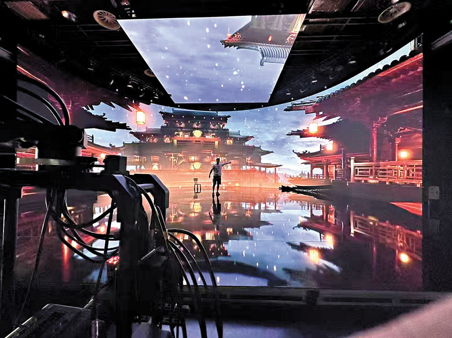 ●8K LED屏幕以1.95毫米像素間距呈現極致細節。      受訪者供圖