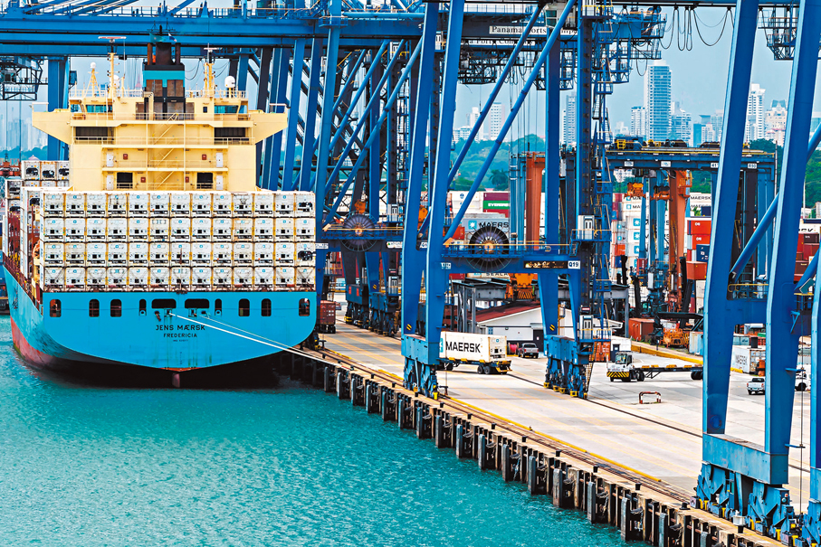 ●圖為長和在巴拿馬經營的港口。 資料圖片