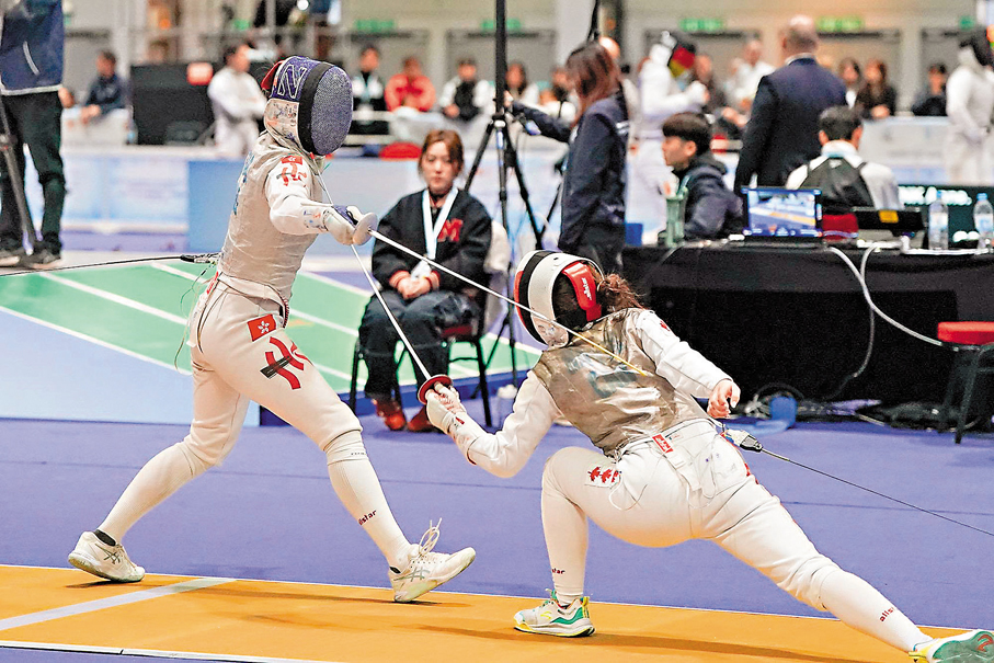 ●劍擊項目將是十五運會香港賽區的焦點賽事之一。 資料圖片