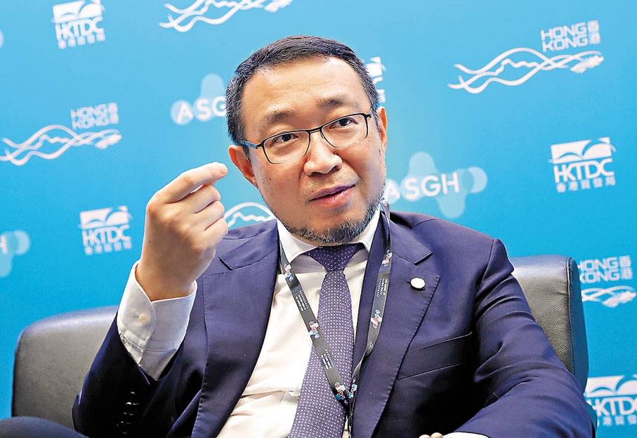 ●王海波認為，AI能顯著提升醫療效率並減省大量成本，彌補醫護人手短缺及減低失誤。香港文匯報記者曾興偉  攝