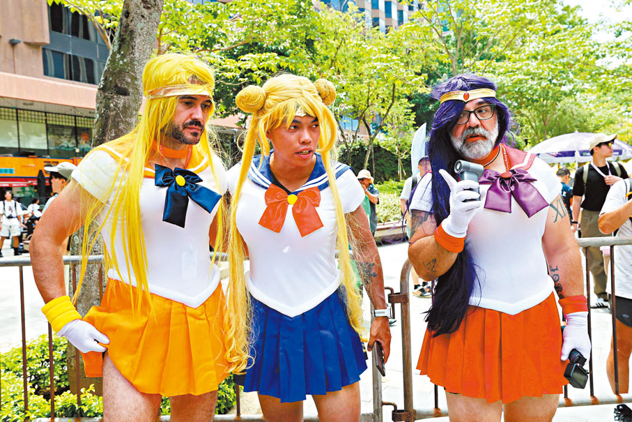 ●Spanish Dragons SD隊。香港文匯報記者北山彥  攝