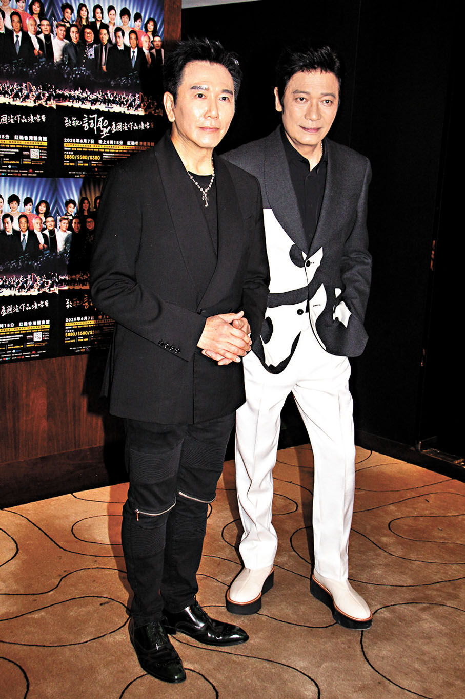 ●溫兆倫(左)曾與TVB斟洽，羅嘉良也願回娘家。  達里 攝