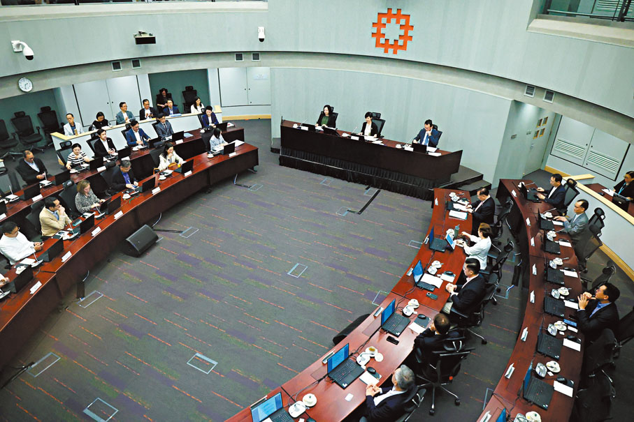 ●房屋委員會周年公開會議。香港文匯報記者萬霜靈 攝