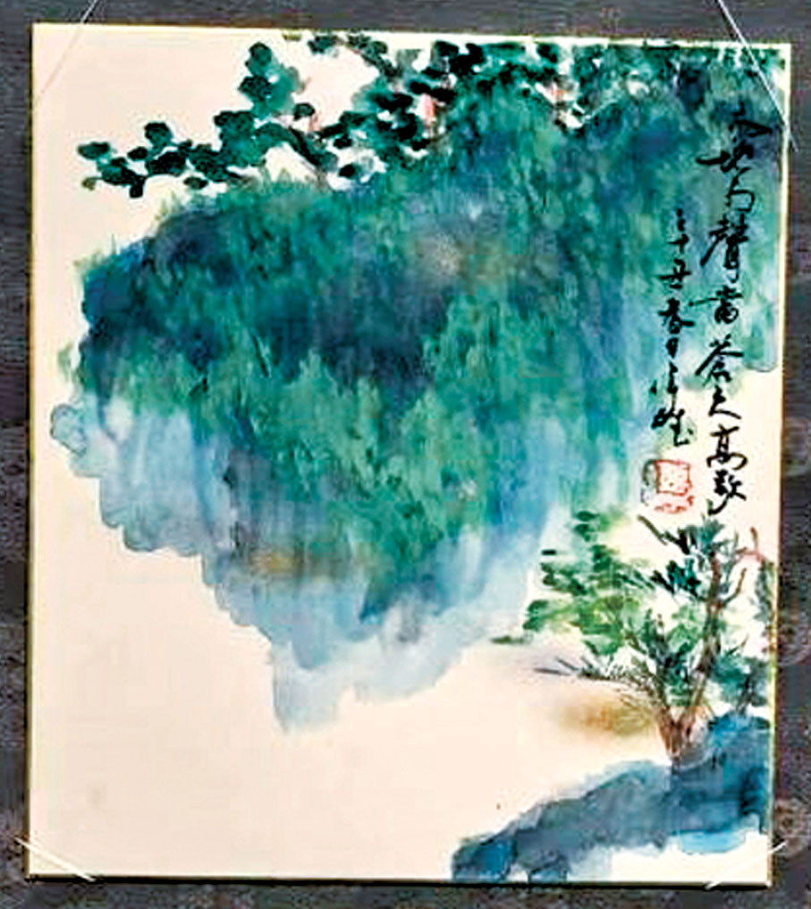 ●鄧偉雄《空山夜雨》2025年