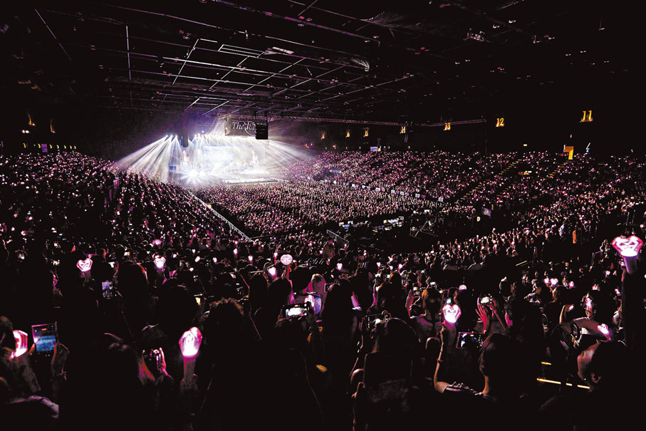 ●太妍香港演唱會座無虛席。主辦方供圖