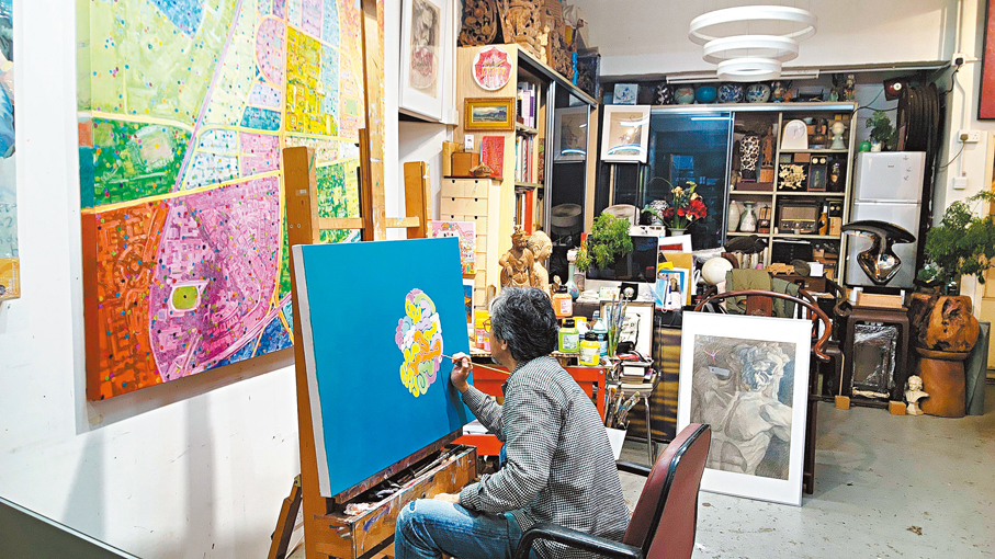 ●藝術家巢錫雄  獨立藝齡：50餘年