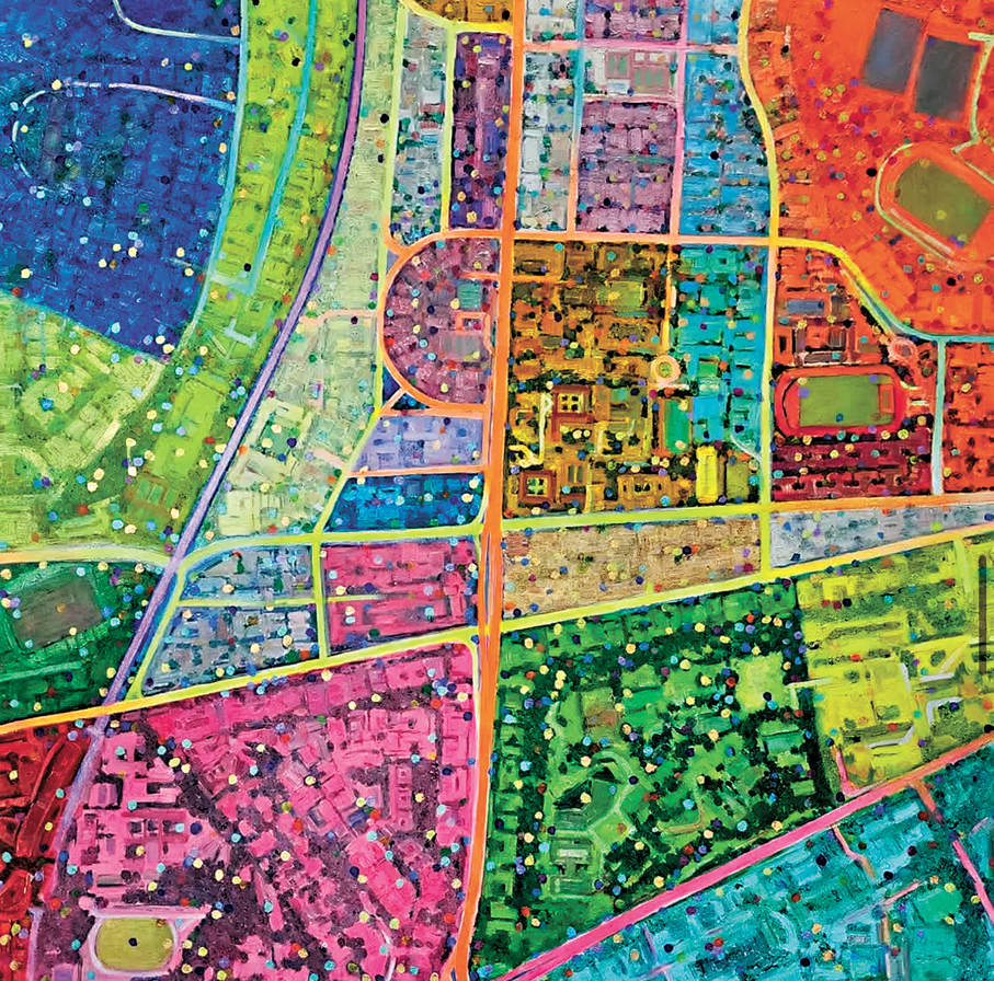 ●巢錫雄繪畫作品。《HK-Area 41》