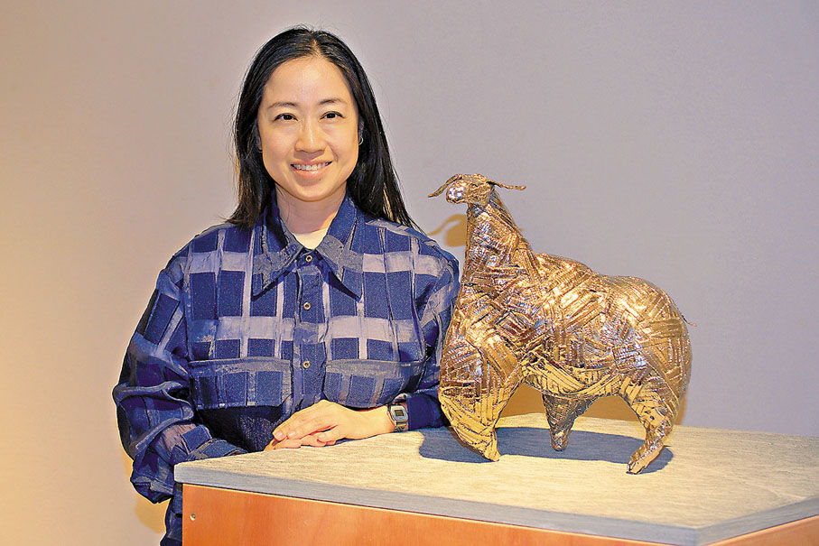雕塑藝術家朱卓慧 獨立藝齡:12年 由平面轉雕塑 副業支撐藝術創作