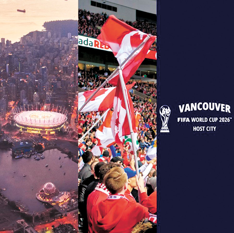 ●溫哥華是加拿大其中一個主辦世界盃賽事的城市。   劉正言  攝