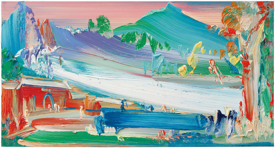 ●《白水獨山武侯祠》布面油畫 尹朝陽2025