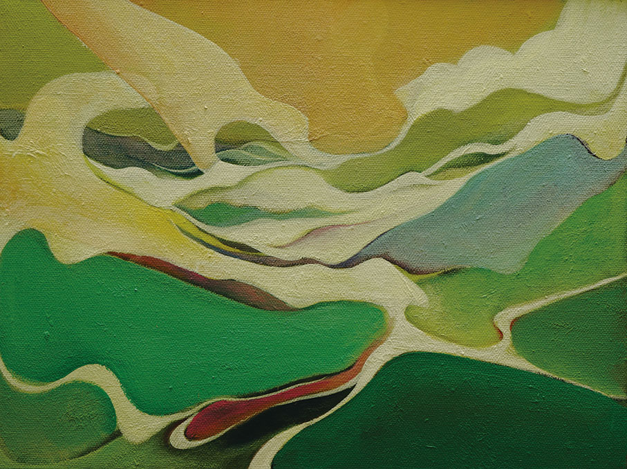 ●《蜿蜒》布面油畫 尹朝暉2024