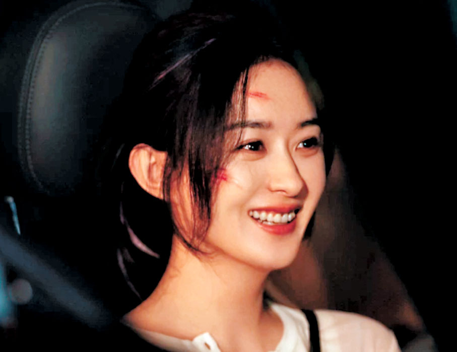 ●趙麗穎在《在人間》飾演多重人格角色。 作者供圖