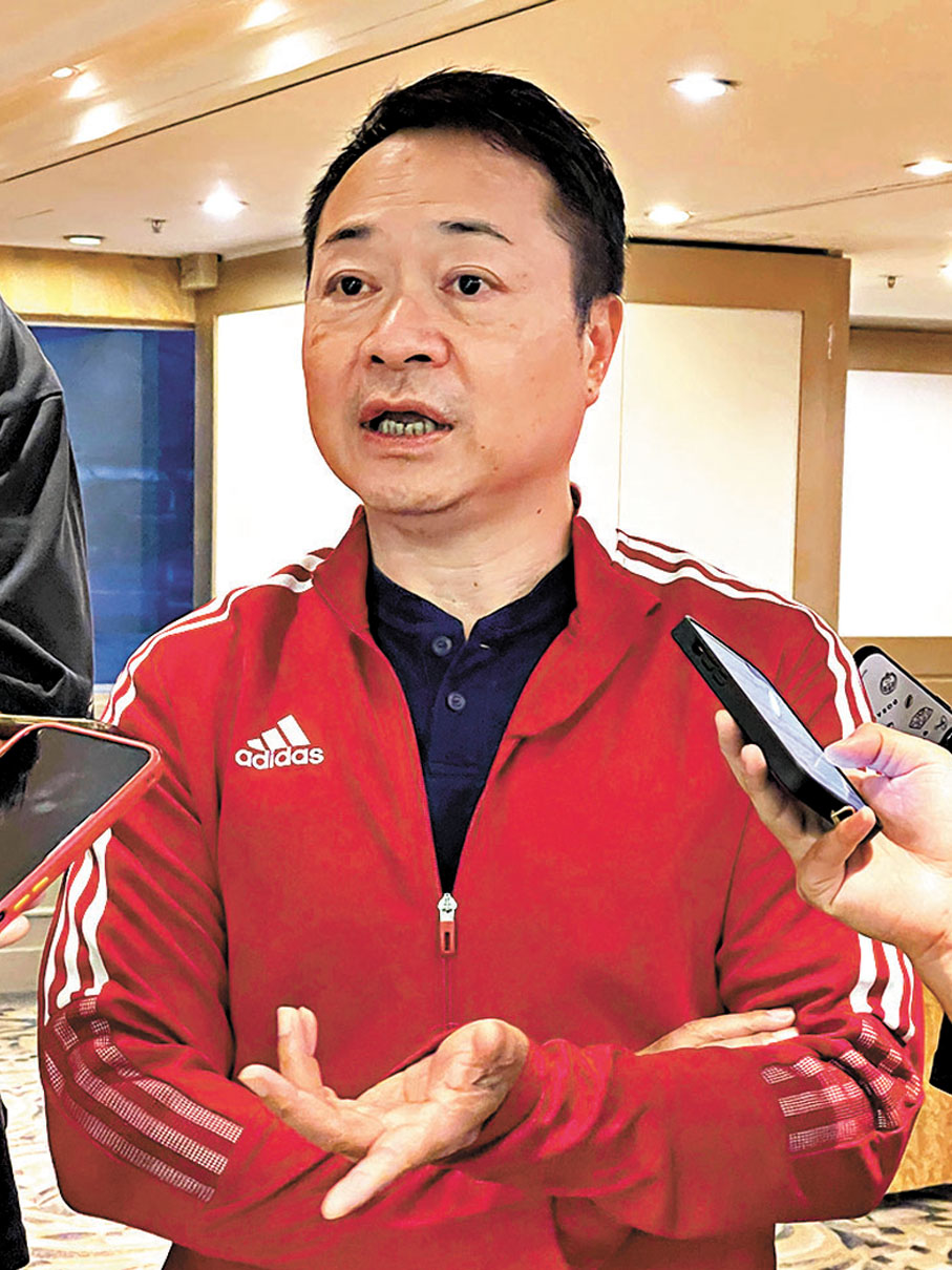 ●足總總幹事張炎有。