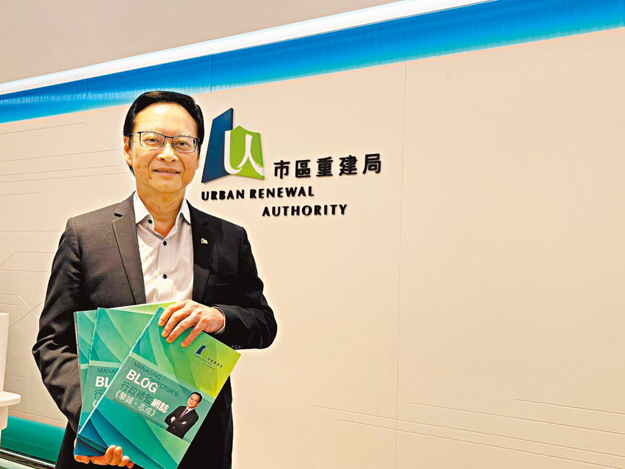 ●韋志成指，未來舊區更新工作上，要做好樓宇修復工作，延長舊樓壽命。香港文匯報記者洪澤楷  攝